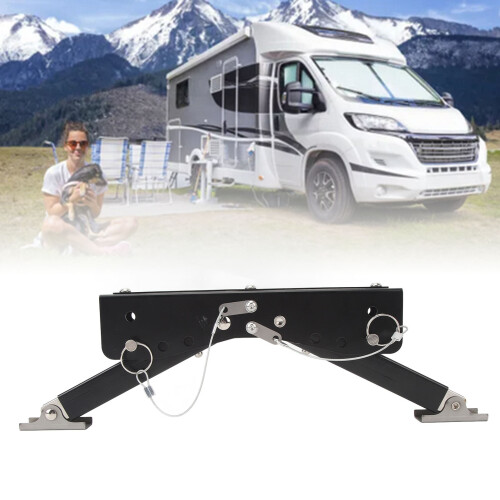 RV Step Stabilizer Kit | Adjustable Steel Trailer & Motorhome Stabilizer