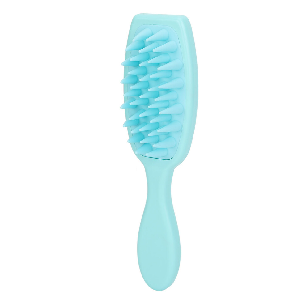 4pcs Silicone Scalp Massager Brush for Hair Growth & Dandruff Removal Blue