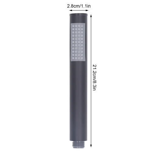 Douchette à main noire 21,2  2,8 cm 304 1