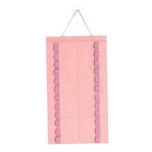 Karate Belt Display Felt Fabric Belt Holder For Taekwondo Judo Boxing Belts Pink Adult Martial Arts Organizer