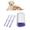 3Pcs Silicone Cat Small Dog Toothbrush Set Durable 11