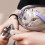 Museruola trasparente per gatto, regolabile e traspirante, con cappuccio 7