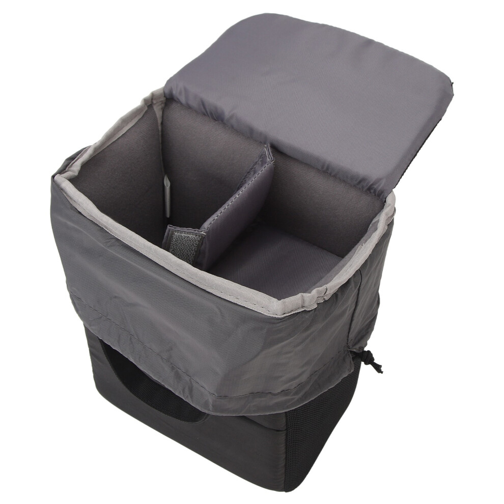 Padded Camera Insert Bag For Dslr Mirrorless 24X11x19cm Black/Grey 6951336051737