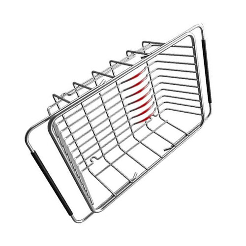 Panier de vidange extensible en acier inoxydable pour évier, 200 g