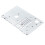 Plaque d'aiguille 7,9 x 4,8 cm CE1100PRW/SE9155 acier 10