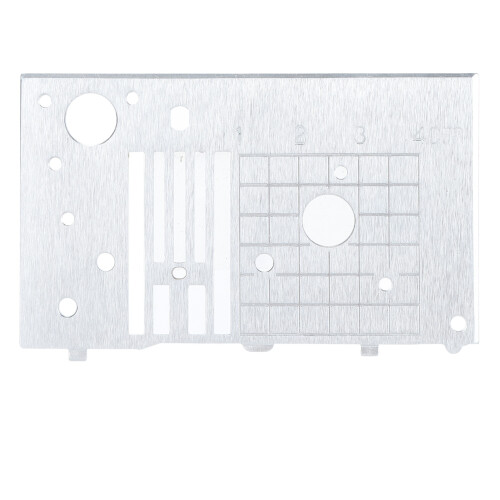 Plaque d'aiguille 7,9 x 4,8 cm CE1100PRW/SE9155 acier 2