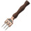 Ice Axe 18 Cm Durable Three Pointed Ice Breaker Ergonomic Skull Design Handle Bartending Kitchen Camping Bronze Color 1