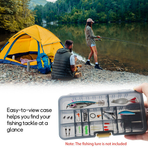 Durable Plastic Fishing Tackle Box M-2/M-3/M-4, Multiple Sizes 1
