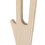 Mesa redonda de madera maciza plegable para botella 12