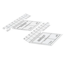 Australien Quiltwerkzeug 18 Zoll Doppelstreifen-Lineal mit 60 Diamant-Layout