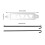 Supporto per batteria in alluminio 21/21R-22F/22R Argento 2