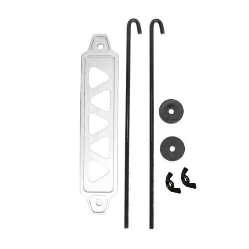 Supporto per batteria in alluminio 21/21R-22F/22R Argento 2