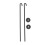 Supporto per batteria in alluminio 21/21R-22F/22R Argento 7