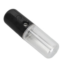 Pulvérisateur Nano Mist pour le visage 50 ml, portable, USB, noir