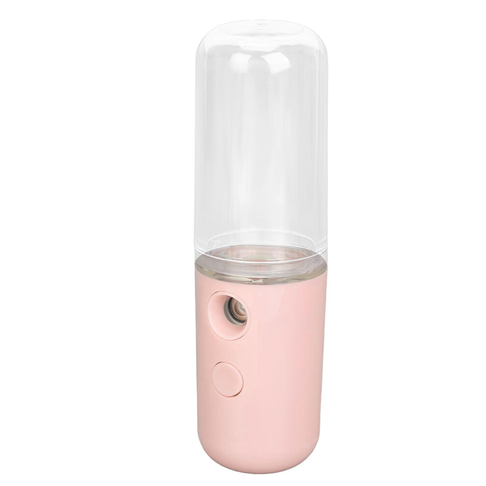 Light/Pink Portable Nano Mist Sprayer Usb Charging Facial Hydrator