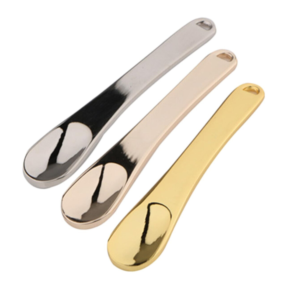 Cream Makeup Spatula 3 Piece Set Zinc Alloy Face Spatulas For Skincare And Making Beauty Tools