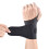 Muñequera ultra delgada, ajustable, negro/naranja 3