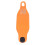 Muñequera ultra delgada, ajustable, negro/naranja 14