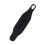 Muñequera ultra delgada, ajustable, negro/naranja 9