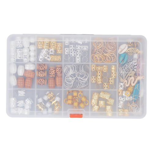 Perles en alliage pour dreadlocks - Taille unique, assorties 1