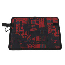 Tragbarer faltbarer Camping-Sitzkissen 35,5 x 25,5 cm Schwarz