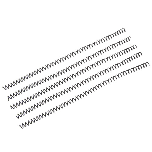 100 pezzi di spirali nere da 8 mm, 40 fogli, passo 4:1