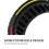 Solid Tire for Electric Scooters 8.5*2.5, Fluorescent Green, Anti-slip 6