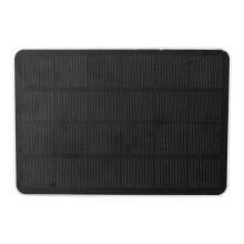 4W 5V Solarmodul für kabellose Außen-Überwachungskamera IP65 wasserdichtes Solarladepanel mit verstellbarem Halterung Weiß