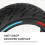 Solid Tire for Electric Scooters 8.5*2.5, Fluorescent Green, Anti-slip 4