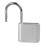 Lucchetto con impronta digitale 180 mAh 76x46x13 mm Argento 8