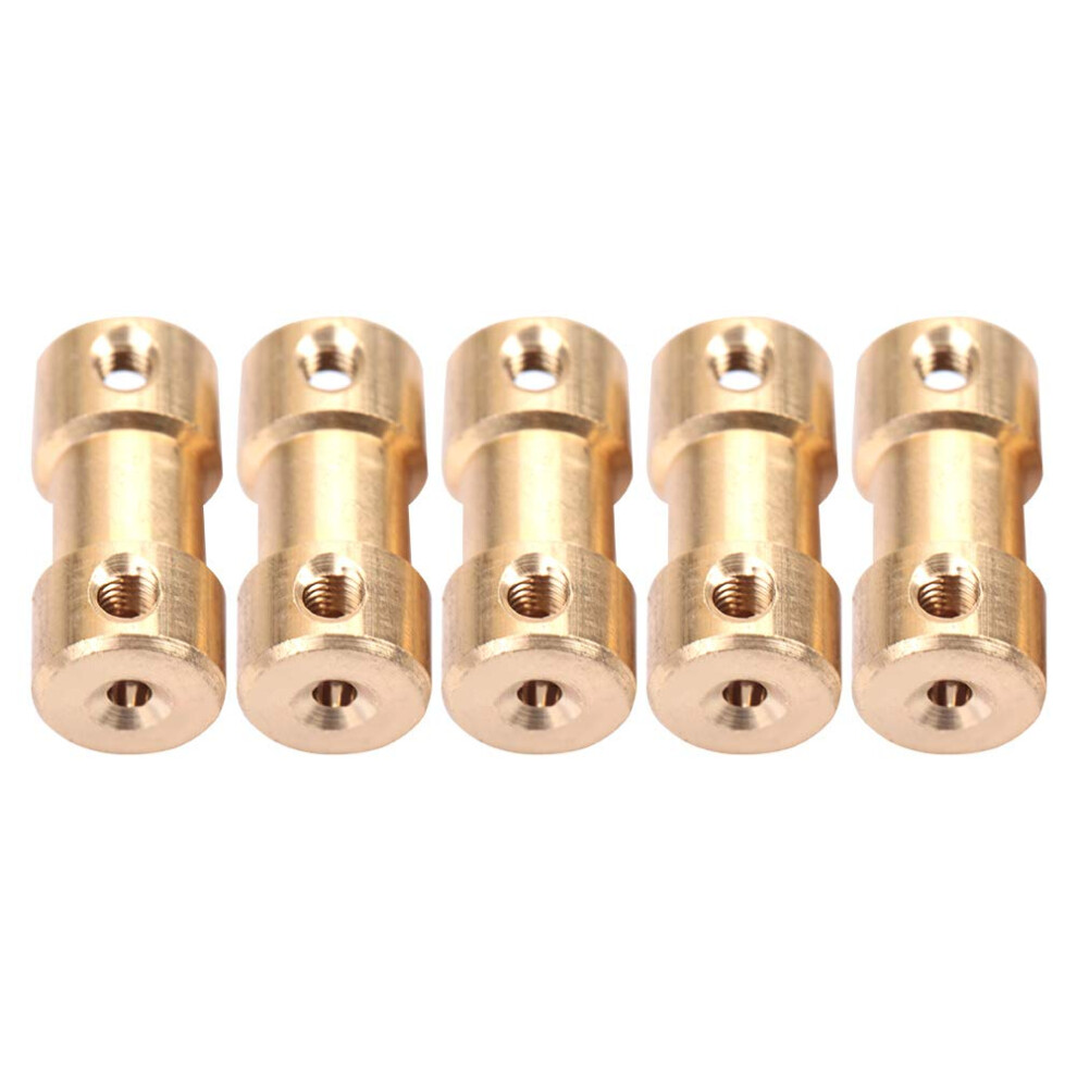 Wellenkupplung 5 Piece Copper Brass Shaft Couplings Kit For Motors, Joint Connectors, Sleeve, 3Mm-4Mm Adapter 6482260408125