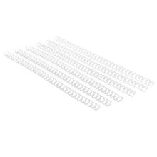 Spina di rilegatura a 34 anelli 6,4 mm 20 fogli argento