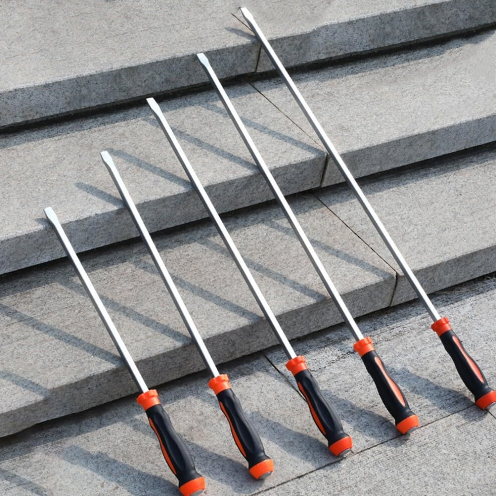 Extended Long Shaft Screwdriver Hardened Steel With Pvc-Coated Handle (38.1 Cm) 6493810532085
