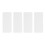 Mini Die Cut Machine Pads 4Pcs Polycarbonate Plates for Craft Embossing 3