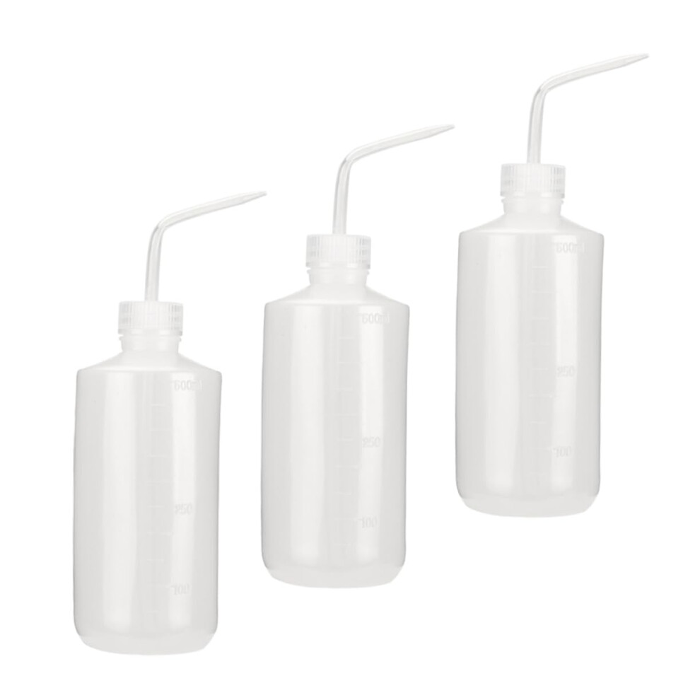 Squeeze Bottles 3-Pack Tattoo Wash Bottles With Long Spout For Tattoos And Eyelash Extensions Durable For Salon Use