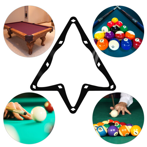 6 Stück Magischer Ballständer Halter Billard Kugel Rack 1