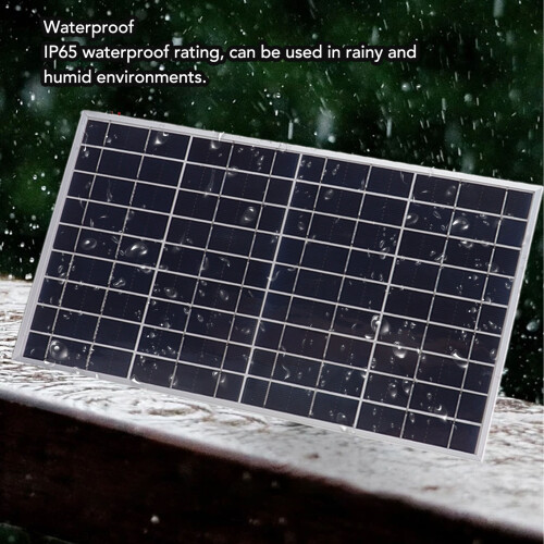 15W 18V Polycrystalline Solar Panel Kit for Car RV Marine Charging 2