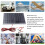 15W 18V Polycrystalline Solar Panel Kit for Car RV Marine Charging 4
