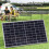 15W 18V Polycrystalline Solar Panel Kit for Car RV Marine Charging 5