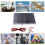 15W 18V Polycrystalline Solar Panel Kit for Car RV Marine Charging 15