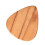 Plettro in legno d'olivo per ukulele e basso, 27x32mm 7