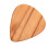Plettro in legno d'olivo per ukulele e basso, 27x32mm 9