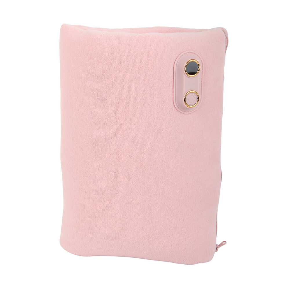 Pink Hand Warmer Pouch with Zipper, 3 Gear Electric Heating Pad 29x27cm