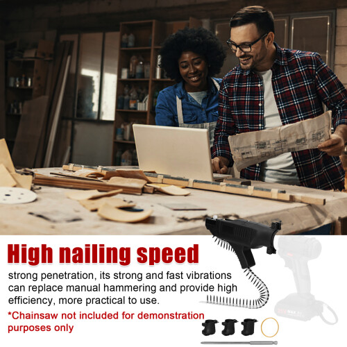 Cordless Staple Machine Converter: Automatic Nailer for Woodwork 1