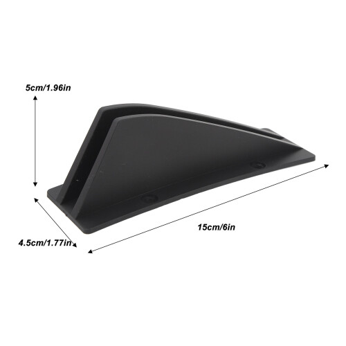 Spoiler posteriore in ABS per Serie 1 E90 E91 15x4.5x5 Nero 1