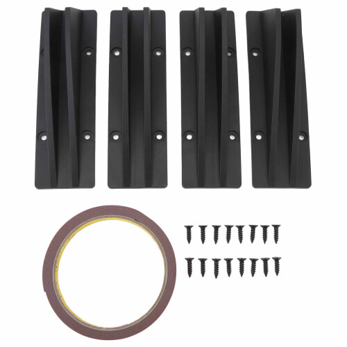 Spoiler posteriore in ABS per Serie 1 E90 E91 15x4.5x5 Nero 2
