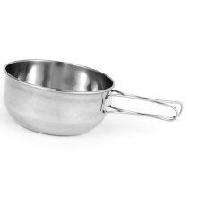 Tazón plegable para sopa 700 ml 12x5x22 cm plateado