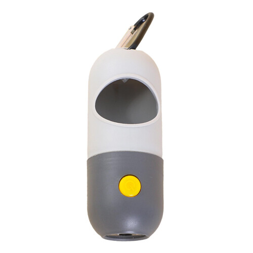 Distributeur de sacs à crottes pour chien Capacité Portable Gris Clip 1
