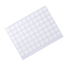 Disco adhesivo acrílico de doble cara 40,00 g transparente redondo
