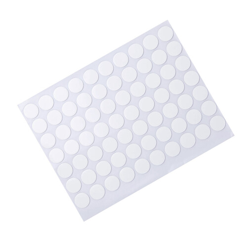 High Viscosity Round Clear Adhesive Stickers for Interior Mounting